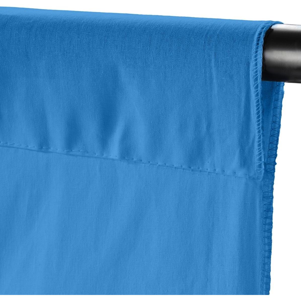 Walimex pro Stoffhintergrund (285 cm, 600 cm), Hintergrundsystem, Blau