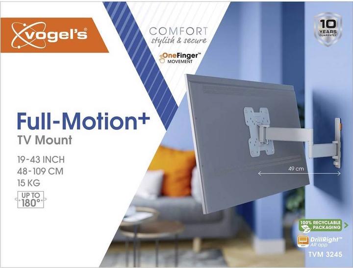 Produktbild Vogels TVM 3245 (Wand, 43", 15 kg)