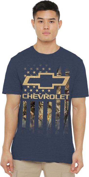 Produktbild Chevrolet Camo Flag TShirt meliert (M)