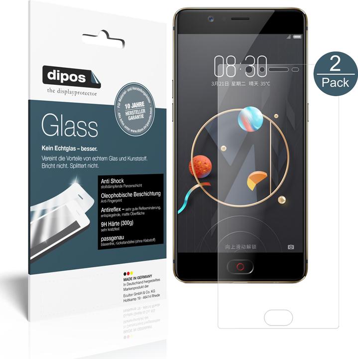 Dipos Displayschutz Anti-Shock (1 Stück, ZTE Nubia M2 Lite)
