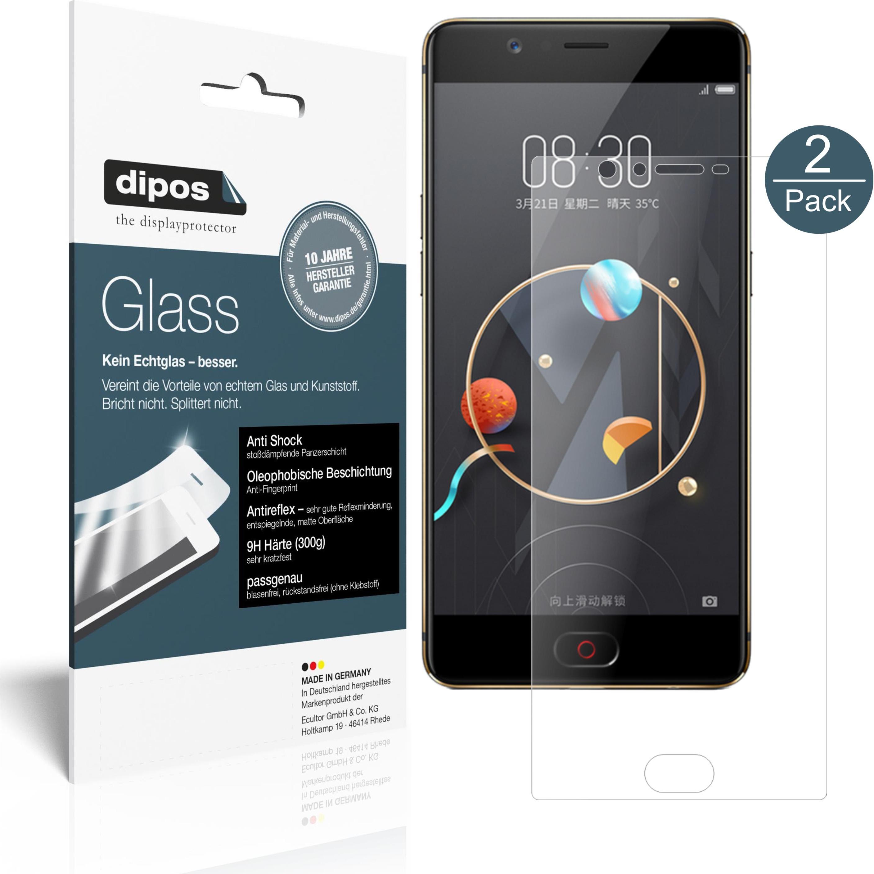 Thumbnail - Dipos Displayschutz Anti-Shock (2 Stück, ZTE Nubia M2 Lite), Smartphone Schutzfolie, Transparent