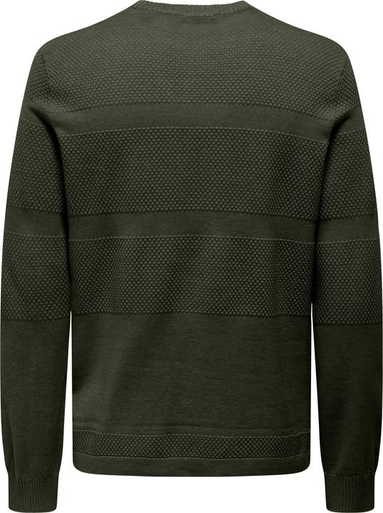Actual product image Only & Sons Onsmalik Reg 12 Pinaple Crew Knit (3XL)