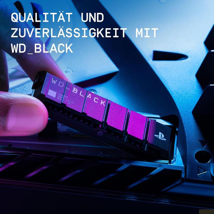 Produktbild WD Black SN850 mit Kühlkörper (Retail) (1000 GB, M.2 2280)