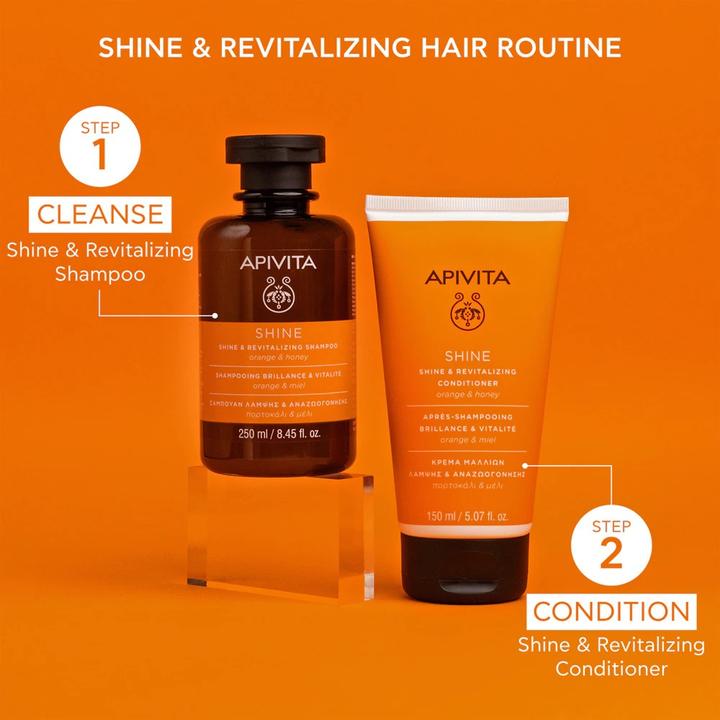Produktbild Apivita Holistic Hair Care Orange & Honey (250 ml, Flüssiges Shampoo)