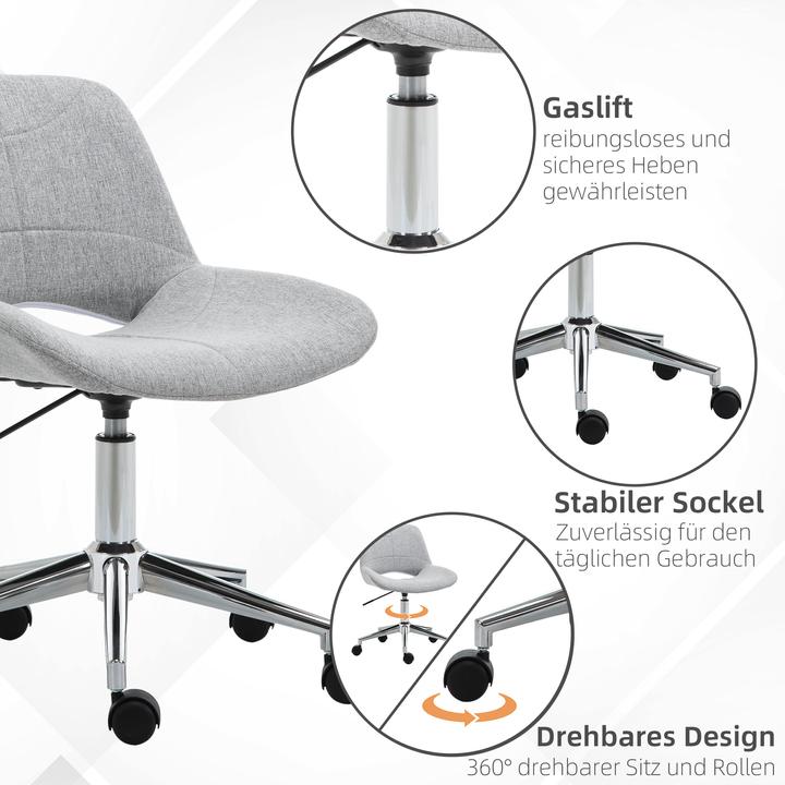 Image du produit Homcom Chaise pivotante