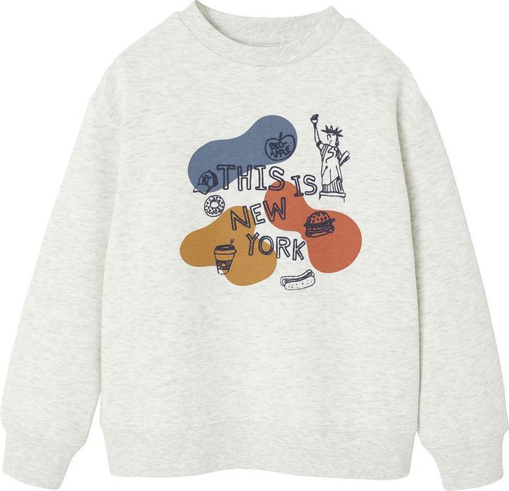 Immagine prodotto Vertbaudet Jungen Rundhals-Sweatshirt mit Print und Recycling-Polyester (110)