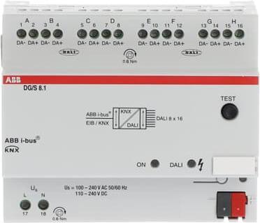 Produktbild ABB Dali-Gateway 8-fach DG/S8.1