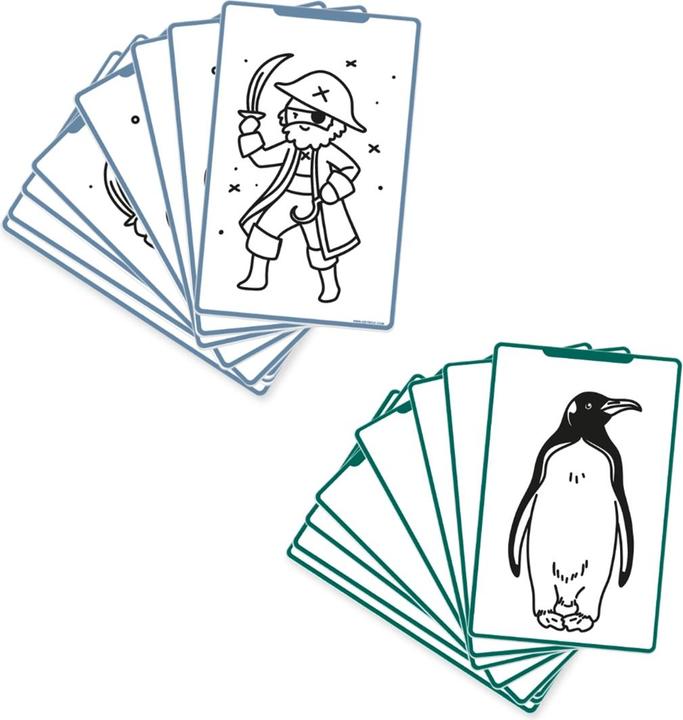 Actual product image Kidywolf Nachfüllpack Wilde Tiere und Piraten zu Designtafel