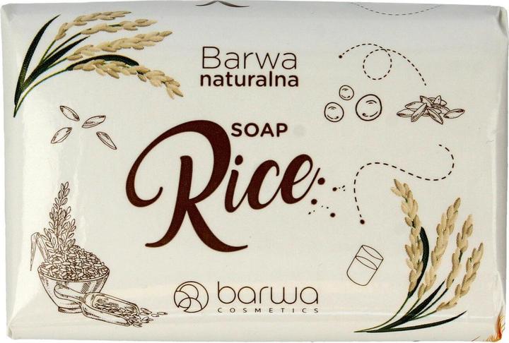 Produktbild Barwa Natürliche Bar Seife Reis 100g (Flüssigseife)