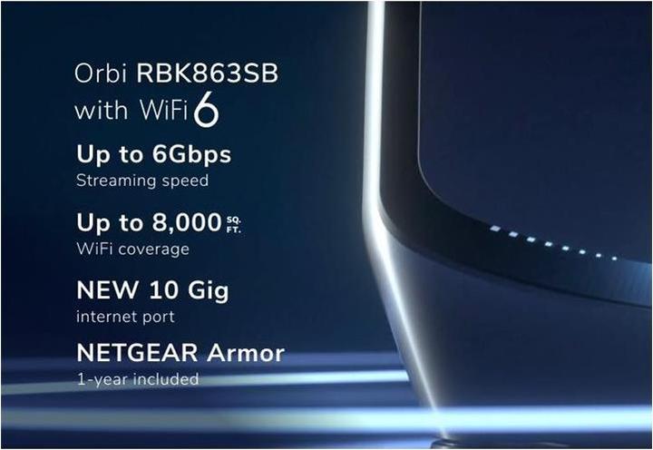 Produktbild Netgear Orbi RBK863SB Mesh-System