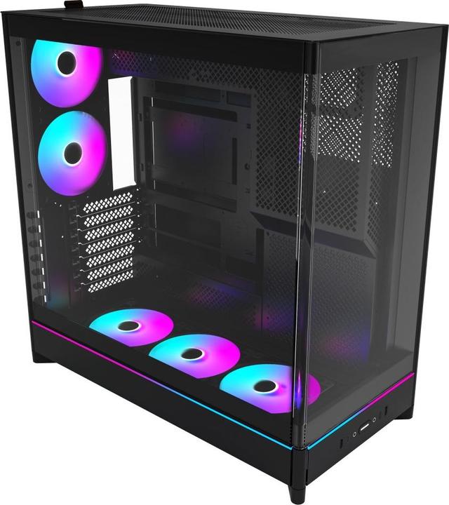 Produktbild Montech HS02 PRO, ATX Mid-Tower PC-Gehäuse, Gaming-PC, High-Airflow, reversibles Layout, stabile geb (ATX, mATX, Mini-ITX)
