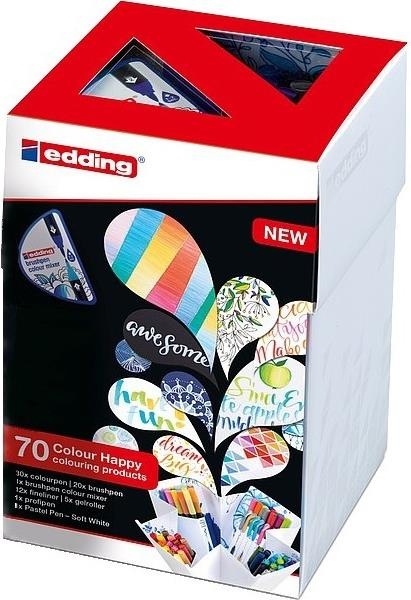 Produktbild Edding Happy Big Box 1340 + 1300 (Mehrfarbig, 70 x)