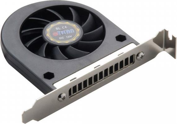 Produktbild Titan TTC-004T2B(3C/3P) Radial Slotlüfter für 1HE/2HE-Gehäuse (86 mm)