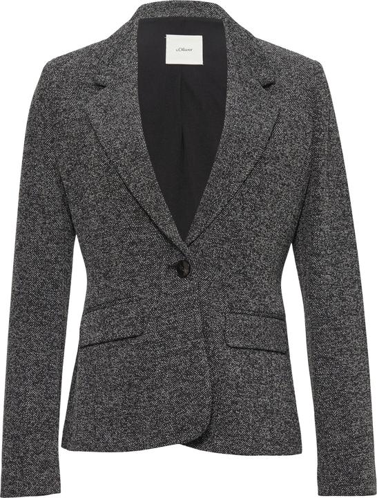 Produktbild S.Oliver Indoor-Blazer Schmal geschnittener Blazer aus Interlockjersey (34)