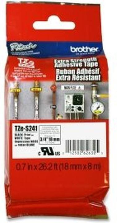 Produktbild Brother Tze-S241 (1.80 cm, Schwarz, Weiss)