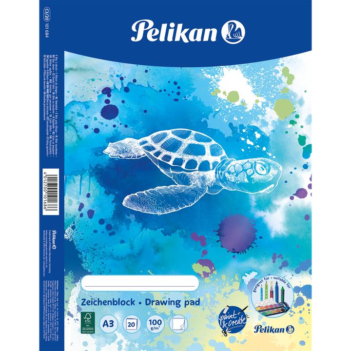Actual product image Pelikan Drawing pad (A3, Plain, Soft cover)