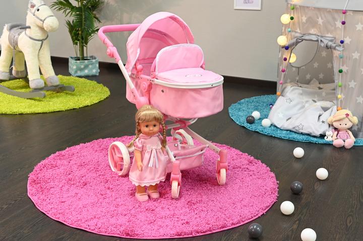 Immagine prodotto Knorrtoys Carrozzina per bambole Boonk - "Principessa Rosa Bianca".