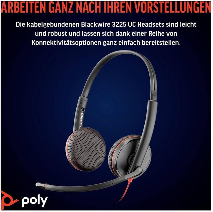 Immagine prodotto Poly Blackwire 3225 (Cablato, USB-C)