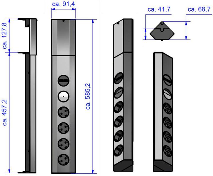 Actual product image Bachmann Casia (6 x, USB-A, 2 m)