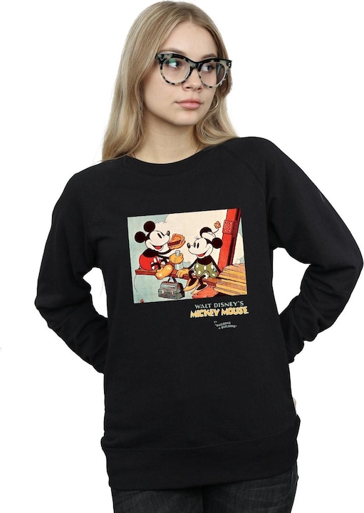 Immagine prodotto Disney Mickey Mouse Building A Building Felpa Donna (L)