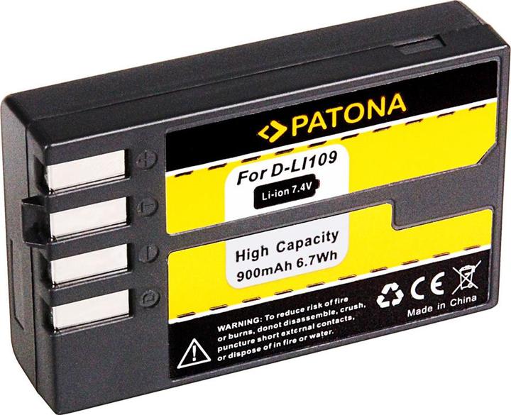 Image du produit Patona Batterie p. Pentax D Li109 D-Li109 K30 K-50 K-500 K2 K-2 K-R KR (Batterie de l'appareil photo)