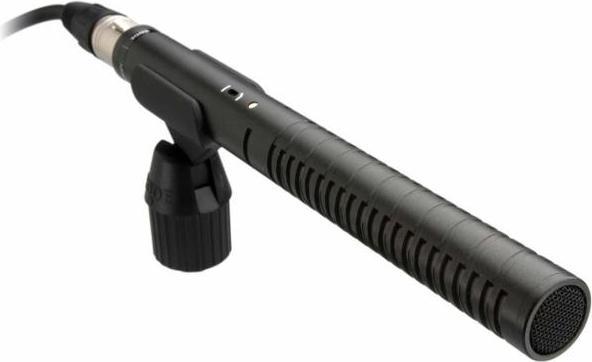 Actual product image RØDE NTG-1 directional microphone with headphones