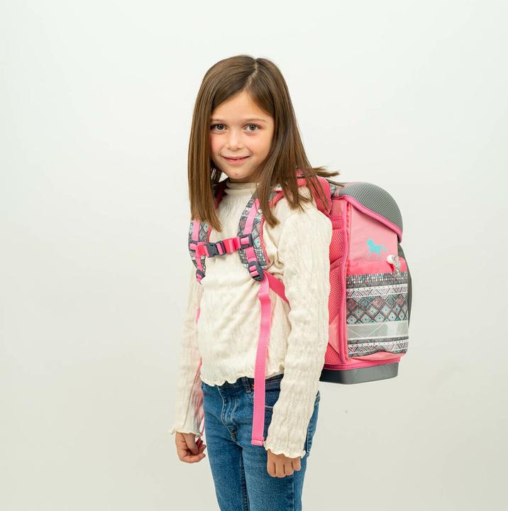 Image du produit Belmil CLASSY Sac à dos scolaire Set de 4 pièces Horse Aruba Blue (19 l)