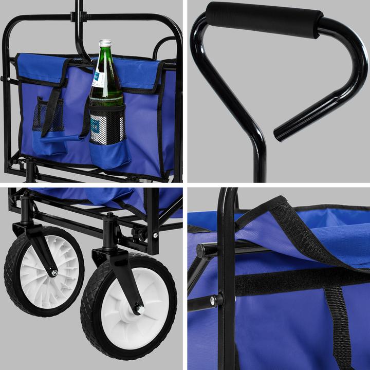 Actual product image tectake Foldable handcart