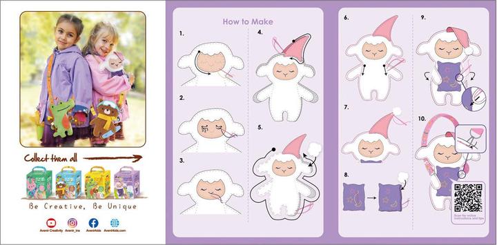 Produktbild Avenir Nähset Umhänger Schaf