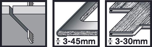 Image du produit Bosch Professional Zubehör Lame de scie sauteuse PRO Hardwood clean reverse T101BRF, 100 mm, 25 pcs.