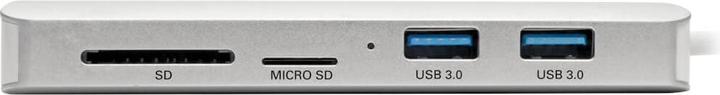 Actual product image Eaton USB-C Dock 4K HDMI USB 3.2 Gen 1 USB-A/C Hub GbE Memory Card 60W PD Charging (USB-C, 4 ports)