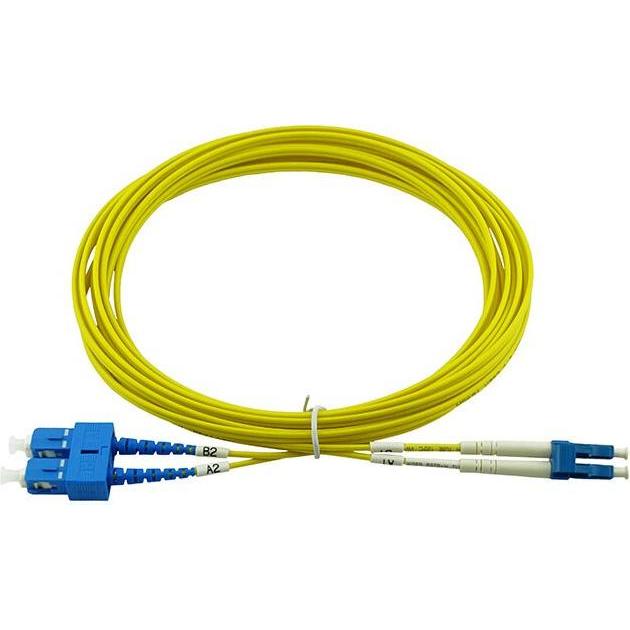 BlueOptics Duplex LWL Patchkabel LC-SC Singlemode 50 Meter (CAT6, 50 m), Netzwerkkabel
