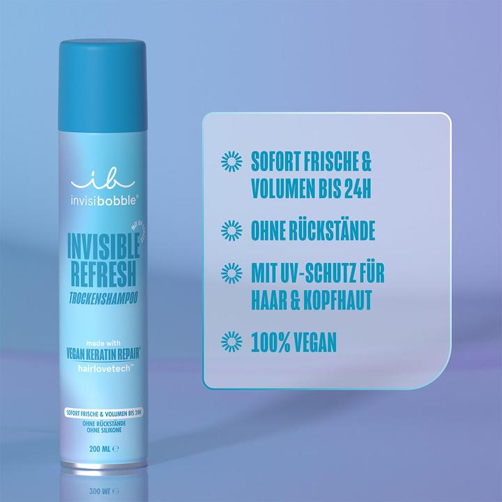 Actual product image Invisibobble Hair Styling Trockenshampoo Refresh Dry Spray 200 ml (200 ml, Dry shampoo)