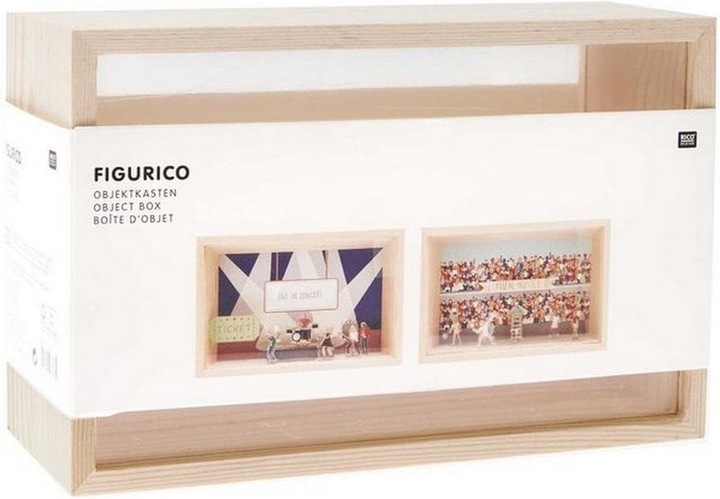 Produktbild Rico Design Mini-Figur Objektkasten 20 x 13 x 8 cm