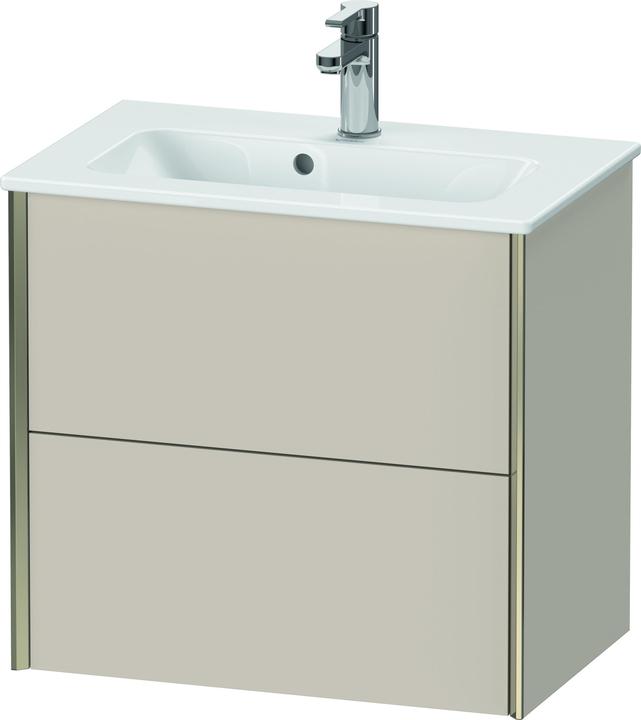 Actual product image Duravit Durait XViu 4178 Vanity unit wall-mounted, 2 drawers, for wash basin ME by Starck 234263, 610x390 mm (61 x 39 x 56 cm)
