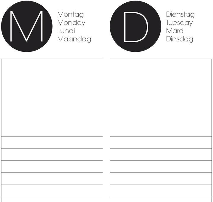 Produktbild Sigel Wochenplaner (42 x 30 cm)