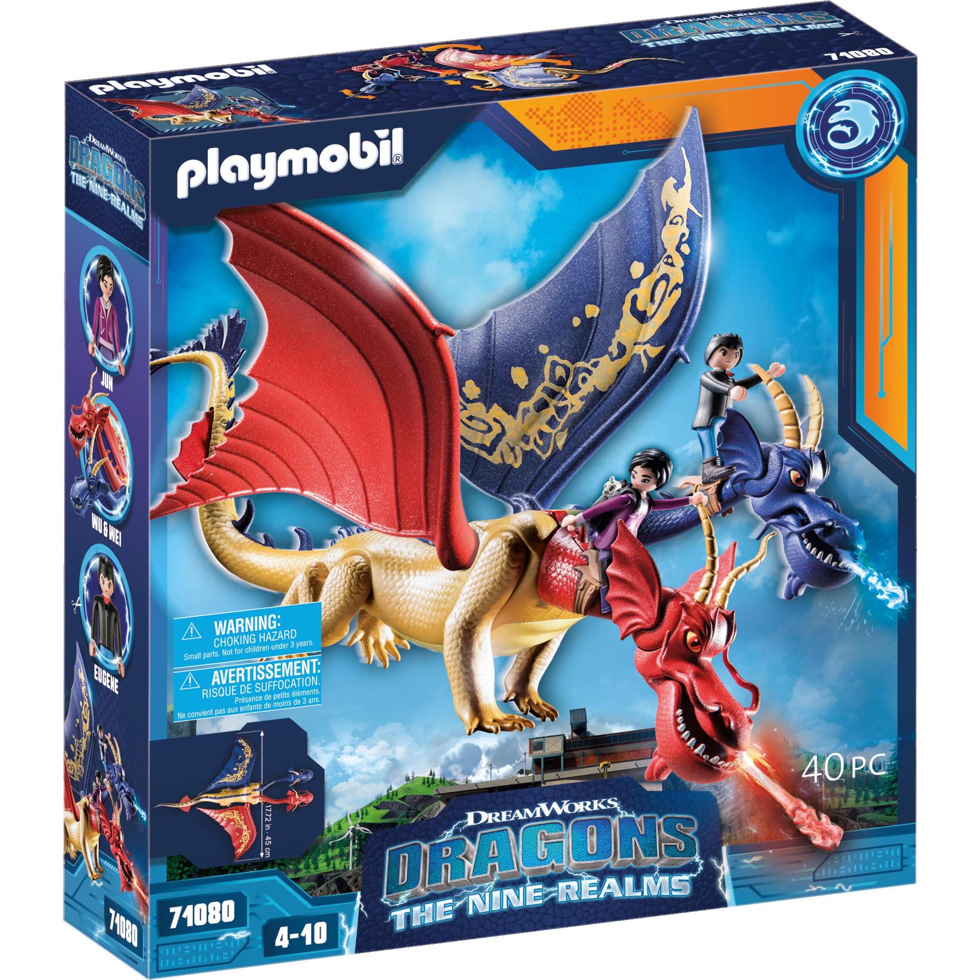 Playmobil Dragons: The Nine Realms - Wu & Wei mit Jun (71080, Playmobil Dragons)