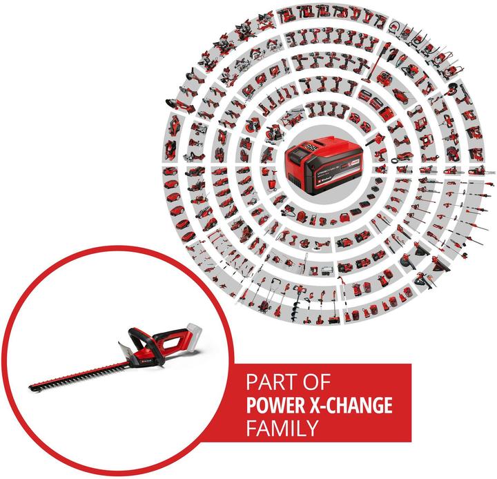 Actual product image Einhell Single Hand Battery Hedge Trimmer GC-CH 18/40 Li So 3410940 (Rechargeable battery operated)