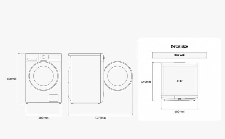 Produktbild Samsung WW90CGC04DTEET (9 kg, Links)