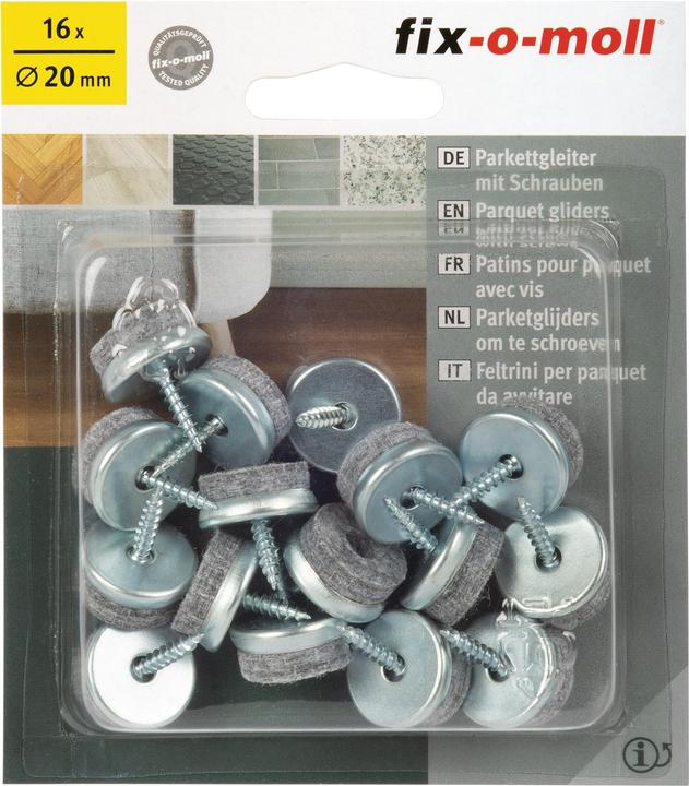 Produktbild Fix-o-moll Parkettgleiter (Parkettgleiter, 16 Stk.)
