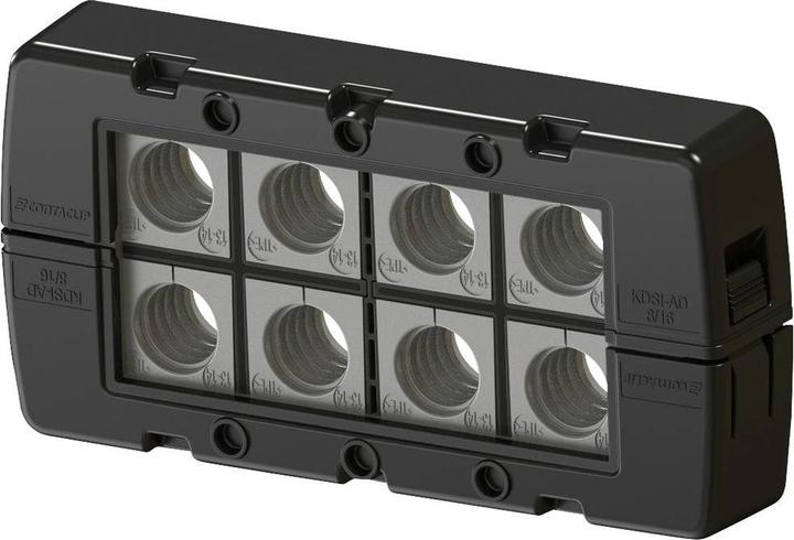 Actual product image Conta-Clip KDSI-SET 8/16 BK Cable bushing Polyamide 6.6 Black 1 pc. (Cable conduit, 12.60 cm)