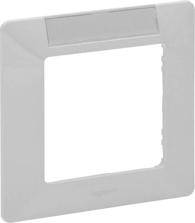 Actual product image Legrand Valena Life 1-fold frame with labelling field Ultra white 754011
