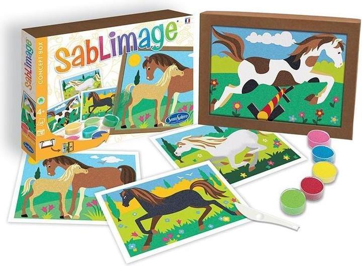 Actual product image Sentosphere Sandbilder Pferde