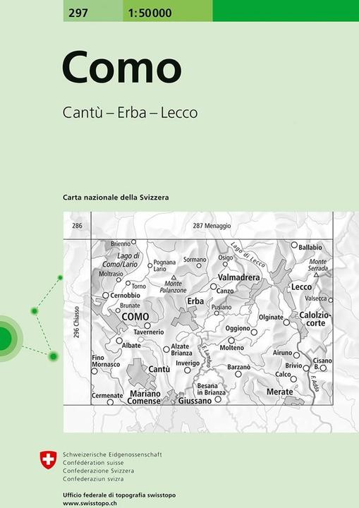 Produktbild Landeskarte der Schweiz 1 : 50'000