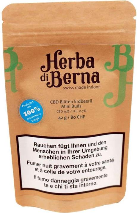 Herba di Berna Erdbeerli Mini Buds (42 g, Indoor)