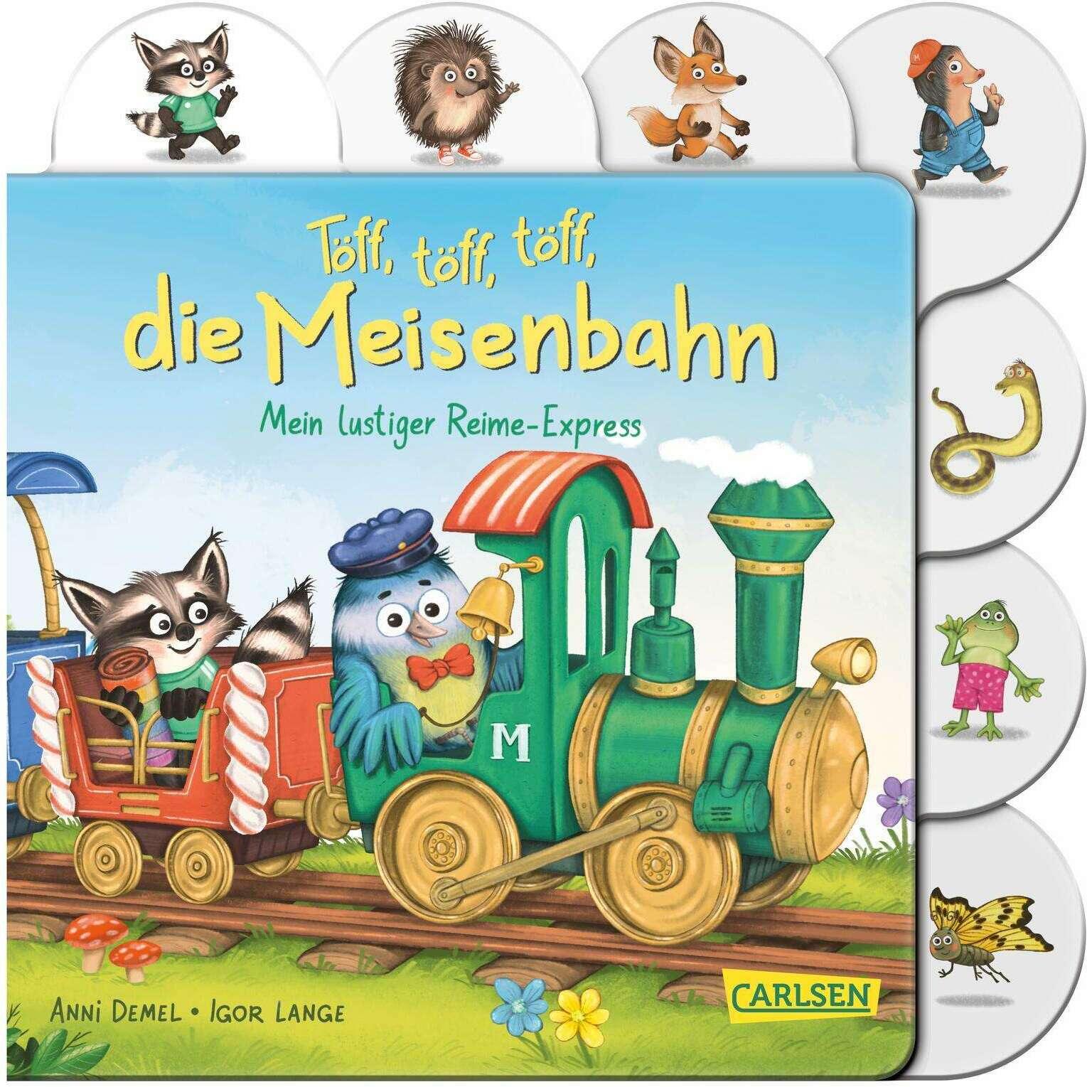 Demel:Töff, töff, töff, die Meisenbahn, Kinderbücher von Anni Demel, Igor Lange