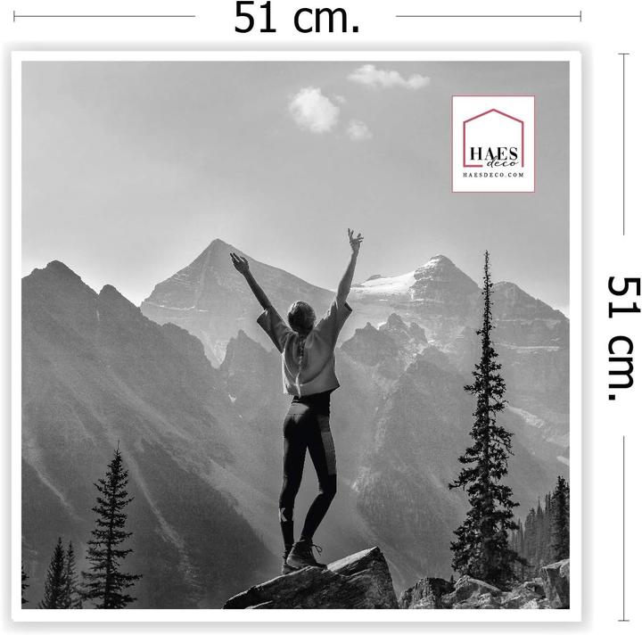 Produktbild Haes Deco Deco Kunststoff-Fotorahmen 50x50 cm EF18W Easy Frame Weiss (50 x 50 cm)