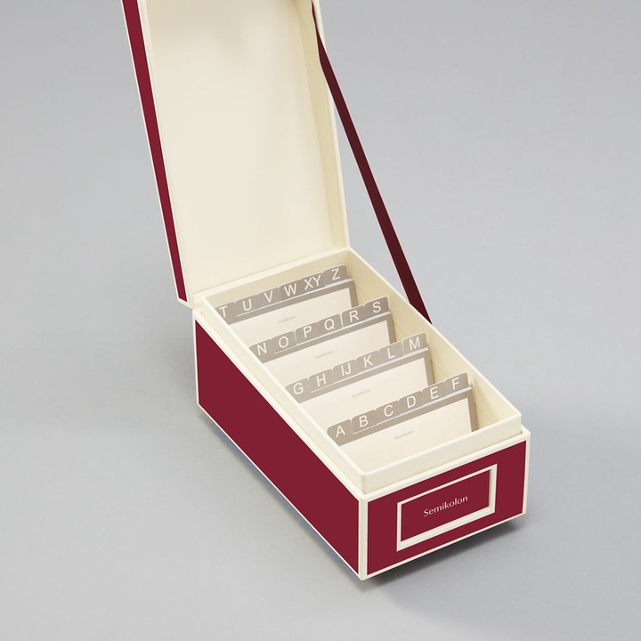 Actual product image Semikolon Business card box
