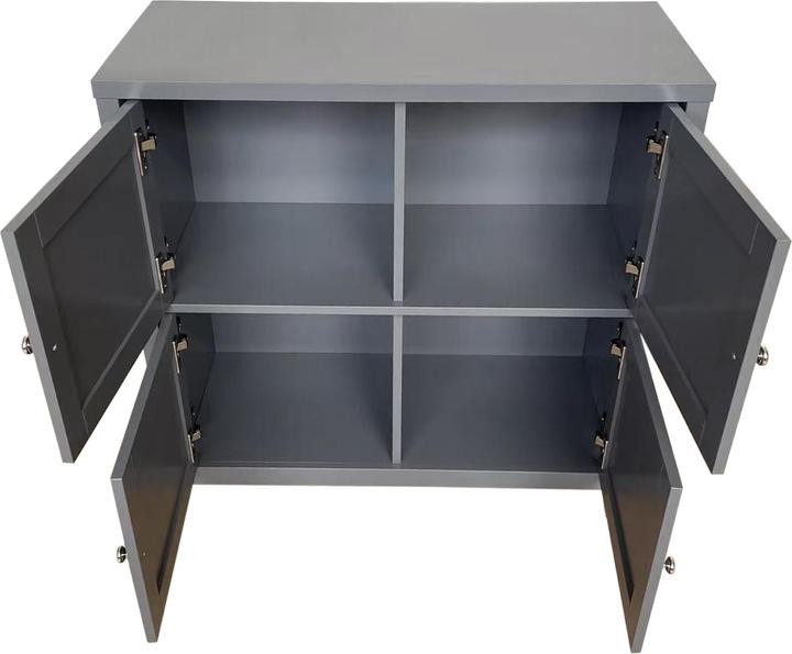 Image du produit HTI-Living Kommode Hayet Grau (80 x 35 x 80 cm)
