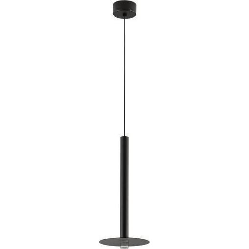 Nova Luce, Pendelleuchte, DANDIA LED Pendelleuchte Schwarz 6W Warmweiss 180x16,5cm 9540201